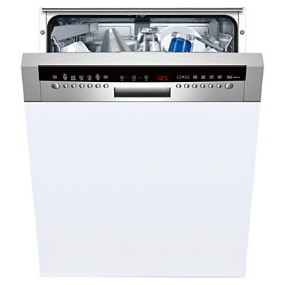 Neff S42M69N0GB Semi-Integrated Dishwasher, Stainless Steel